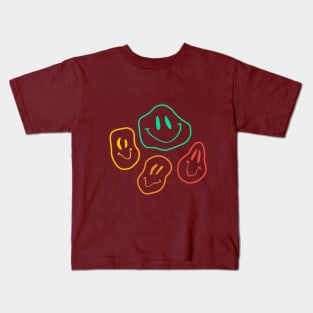 Smiley faces Kids T-Shirt